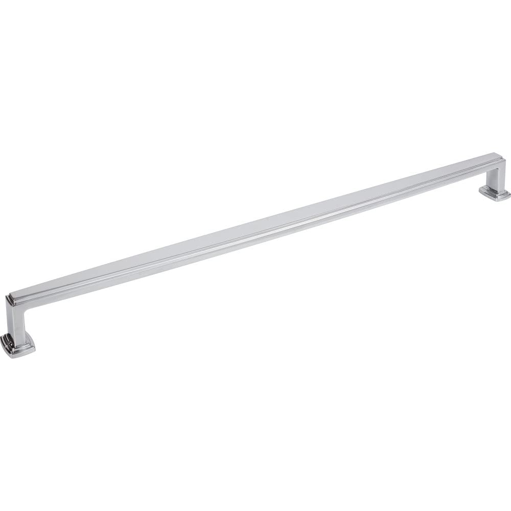 Jeffrey Alexander 171-18PC 18" Center-to-Center Polished Chrome Richard Appliance Handle