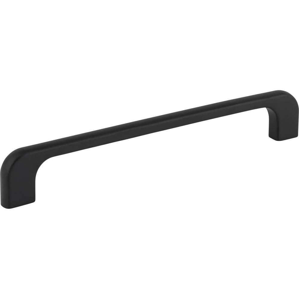 Jeffrey Alexander 264-160MB 160 mm Center-to-Center Matte Black Alvar Cabinet Pull