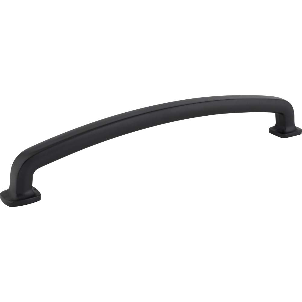Jeffrey Alexander MO6373-12MB 12" Center-to-Center Matte Black Belcastel 1 Appliance Handle