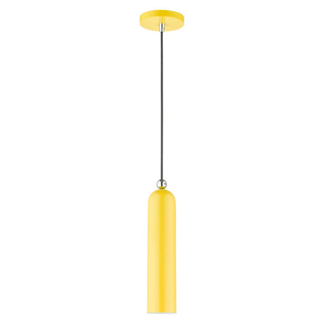 Livex Lighting 46751-82 Ardmore 1 Light 5 inch Shiny Yellow Pendant Ceiling Light