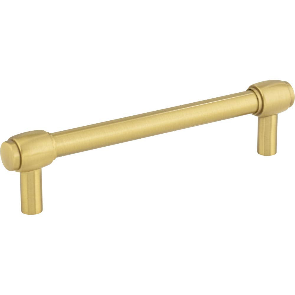 Jeffrey Alexander 885-128BG 128 mm Center-to-Center Brushed Gold Hayworth Cabinet Bar Pull