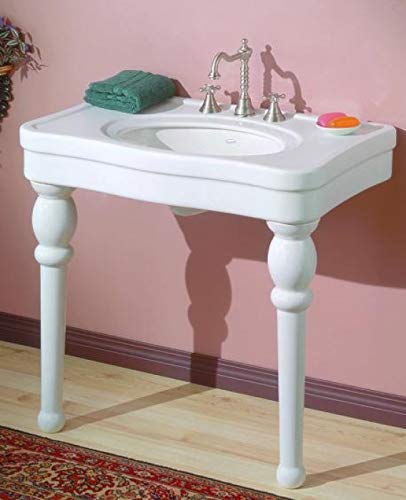 Cheviot Astoria Console Sink | Fireclay | White