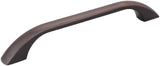 Jeffrey Alexander 4160DBAC 160 mm Center-to-Center Brushed Oil Rubbed Bronze Square Sonoma Cabinet Pull