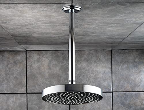 Pfister Matte Black 12" Ceiling Mount Shower Arm & Flange 015-12CB