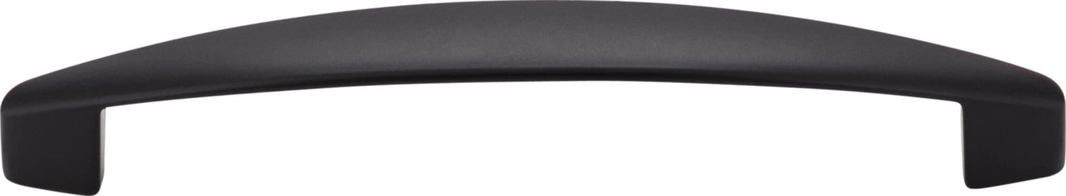 Elements 308-128BLK 128 mm Center-to-Center Matte Black Asymmetrical Belfast Cabinet Pull