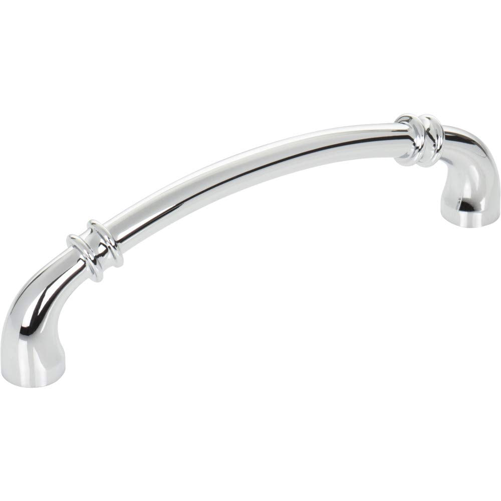 Jeffrey Alexander 445-128PC 128 mm Center-to-Center Polished Chrome Marie Cabinet Pull