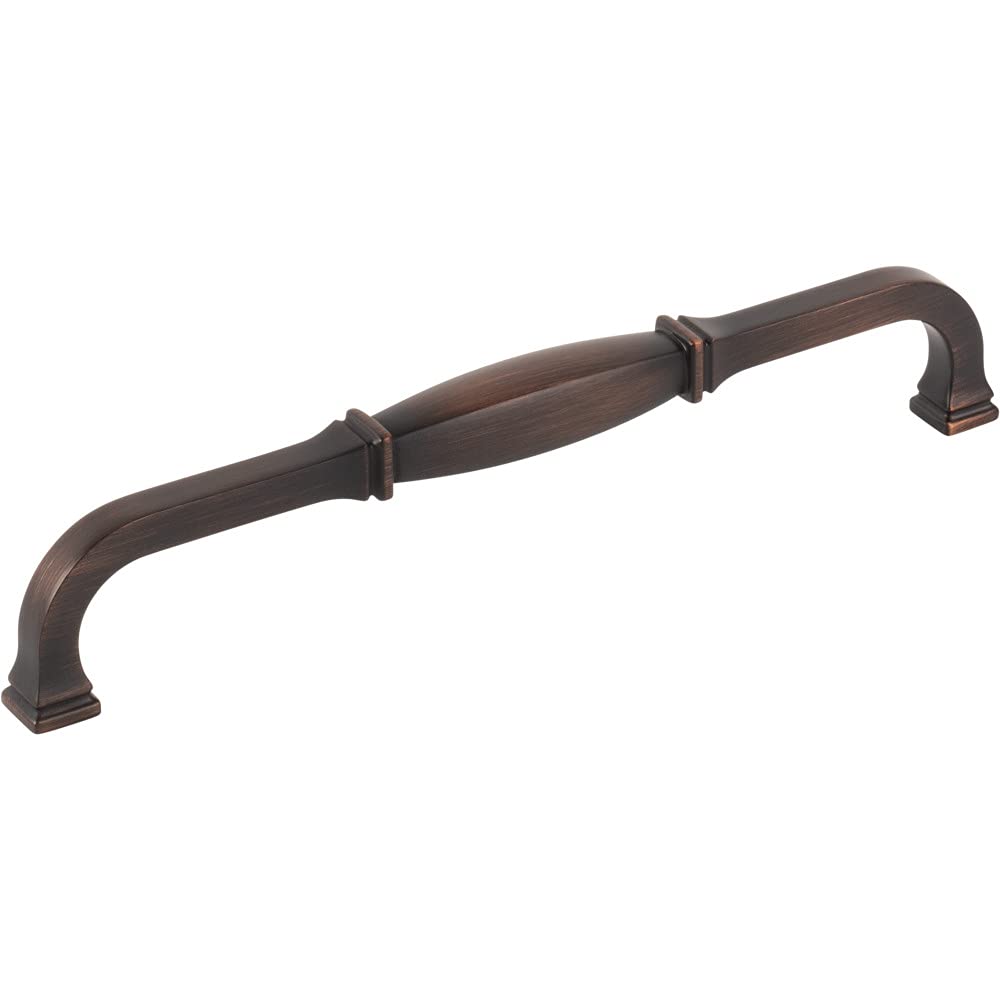 Jeffrey Alexander 278-192DBAC 192 mm Center-to-Center Brushed Oil Rubbed Bronze Audrey Cabinet Pull