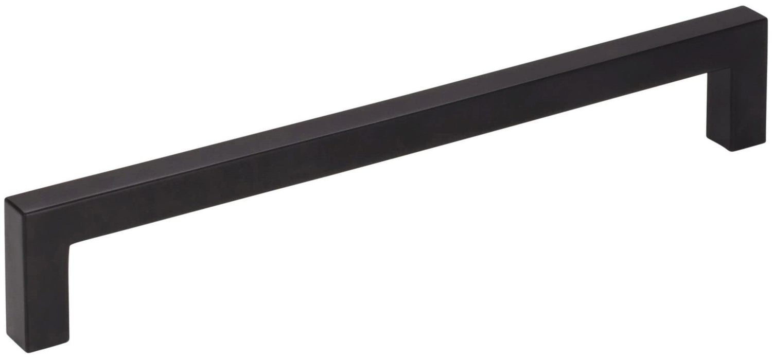Elements 625-160MB-10 10-Pack of the 160 mm Center-to-Center Matte Black Square Stanton Cabinet Bar Pull
