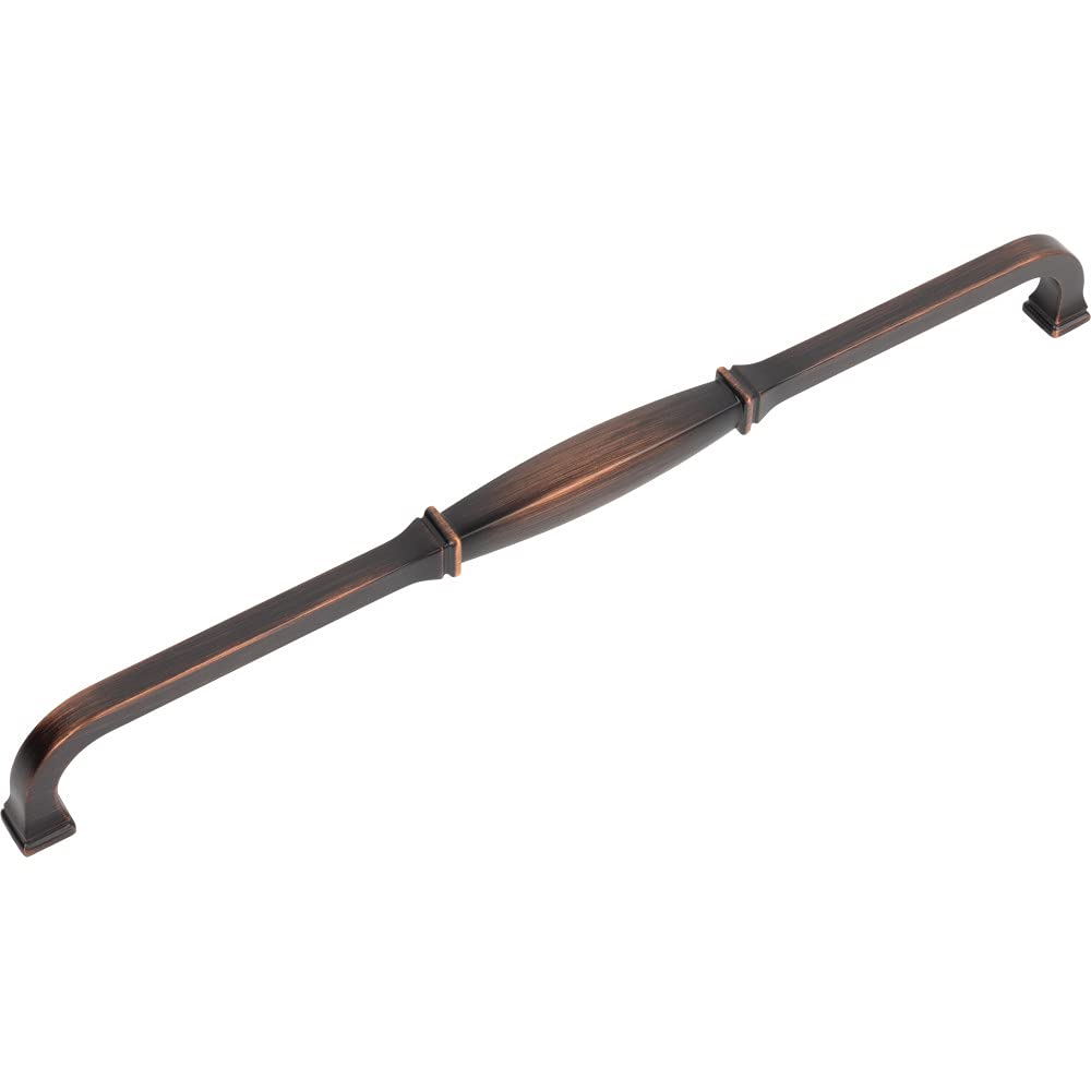 Jeffrey Alexander 278-305DBAC 305 mm Center-to-Center Brushed Oil Rubbed Bronze Audrey Cabinet Pull