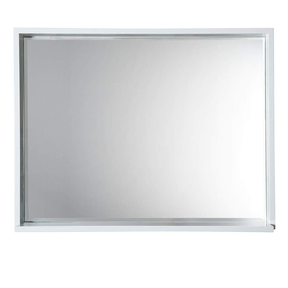 Fresca FMR8136WH Fresca Allier 36" white Mirror with Shelf