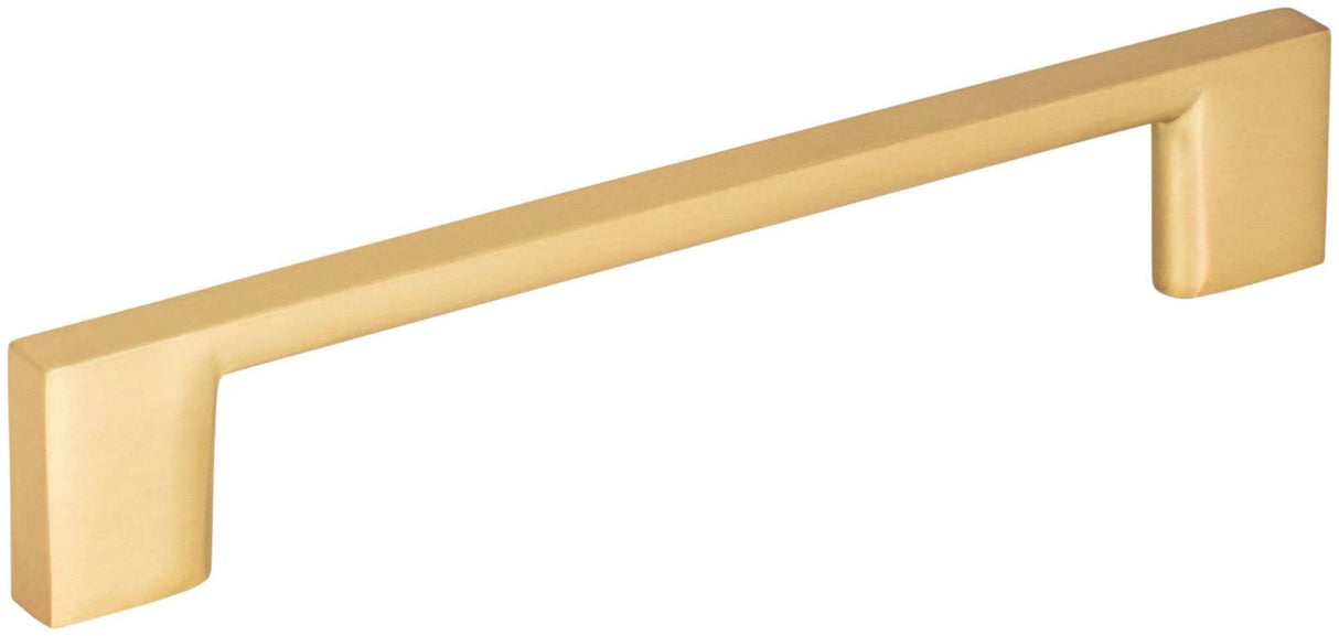 Jeffrey Alexander 635-128BG 128 mm Center-to-Center Brushed Gold Square Sutton Cabinet Bar Pull