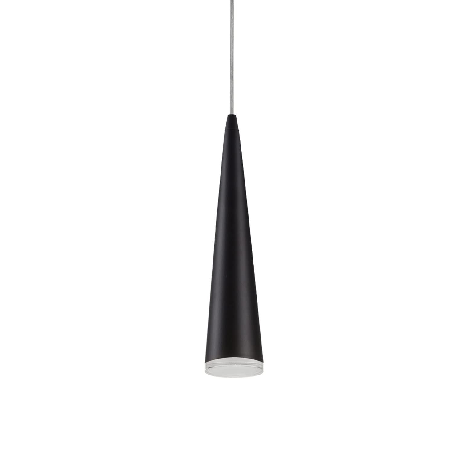 Kuzco 401214BK-LED MINA 12" 40 Black 120V ELV LED 3000K 90CRI 9W