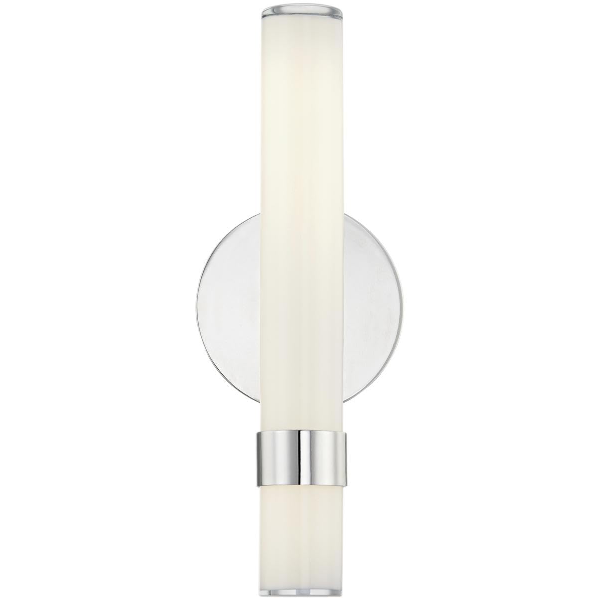 Alora WV324114PNGO MADISON 14" WV POLISHED NICKEL GLOSSY OPAL 14W LED 90 3000K DC LED