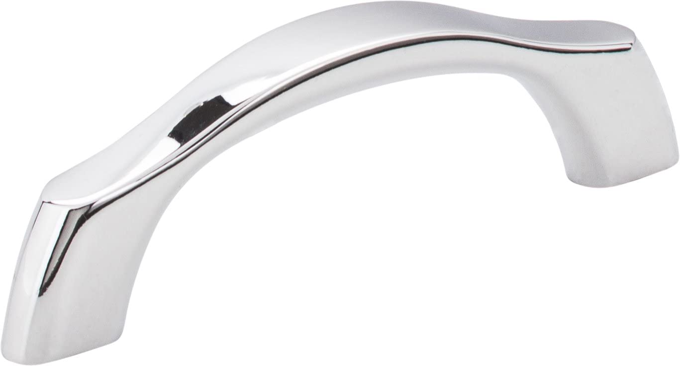 Elements 993-3PC 3" Center-to-Center Polished Chrome Aiden Cabinet Pull