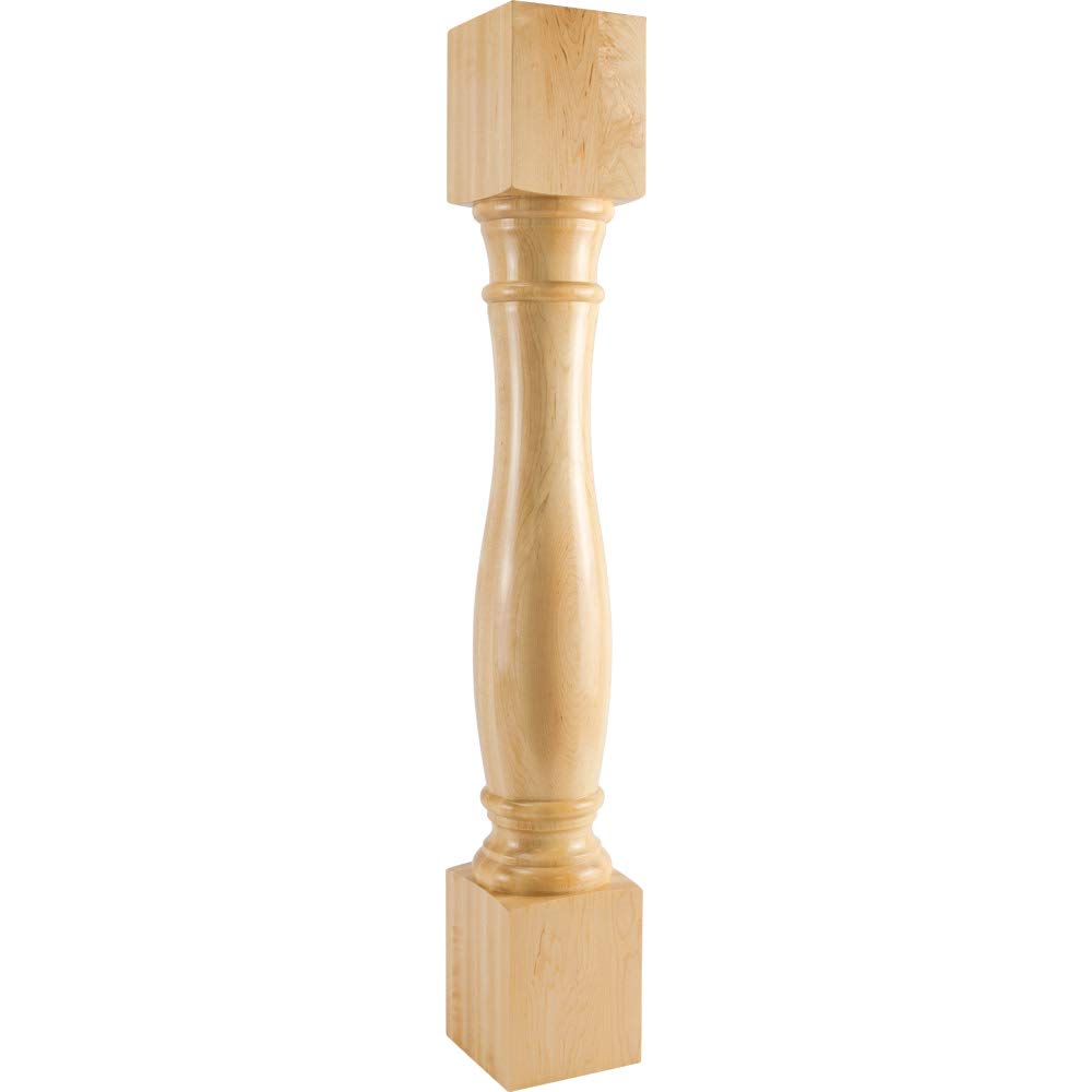 Hardware Resources P1-6-42-ALD 6" W x 6" D x 42" H Alder Turned Post