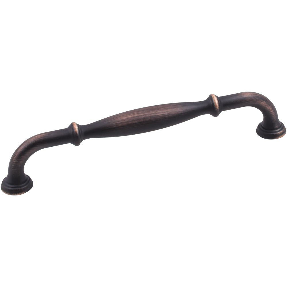 Jeffrey Alexander 658-160DBAC 160 mm Center-to-Center Brushed Oil Rubbed Bronze Tiffany Cabinet Pull