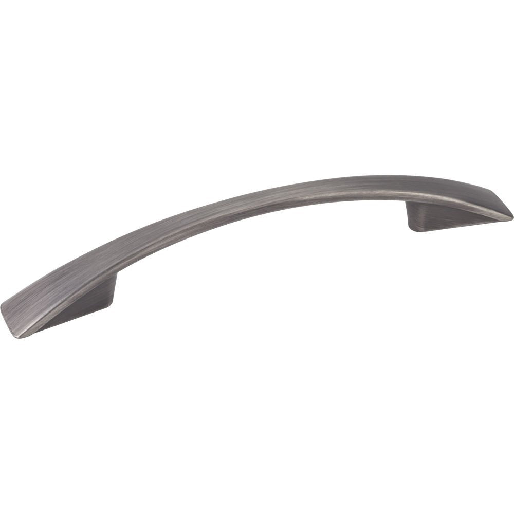 Jeffrey Alexander 847-96BNBDL 96 mm Center-to-Center Brushed Pewter Flared Regan Cabinet Pull