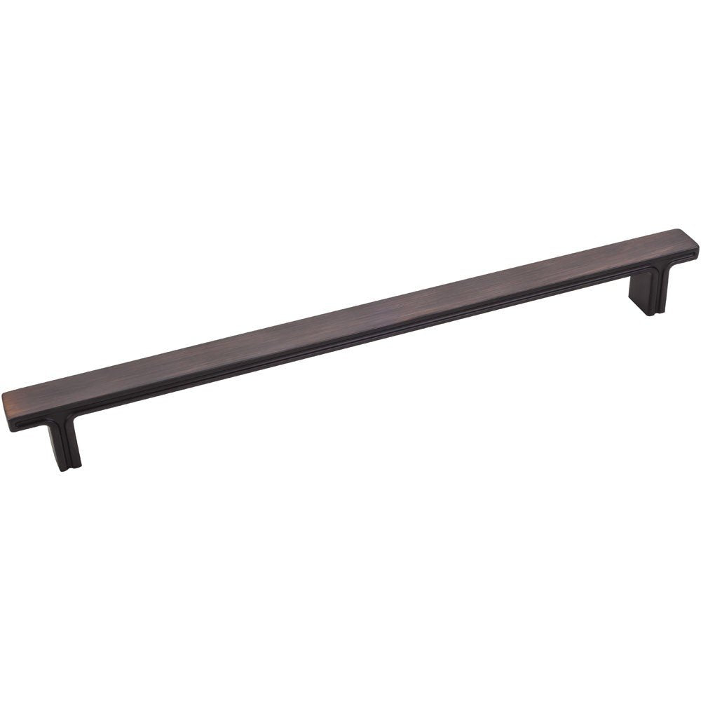 Jeffrey Alexander 867-228DBAC 228 mm Center-to-Center Brushed Oil Rubbed Bronze Square Anwick Cabinet Pull