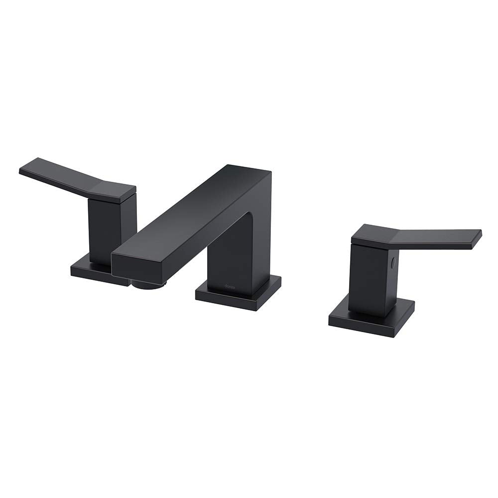 Gerber D304119BS Satin Black Avian Two Handle Widespread Lavatory Faucet