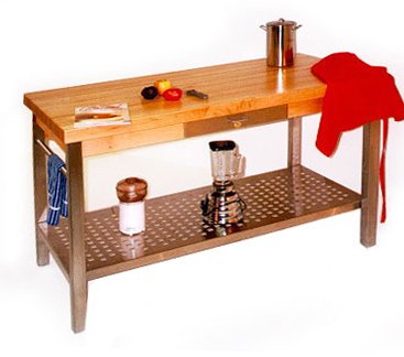 John Boos CUCG11 Cucina Grande Work Table 60x36x35