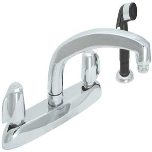 Gerber G0042216 Chrome Classics Two Handle Kitchen Faucet Deck Plate MOUNTED...