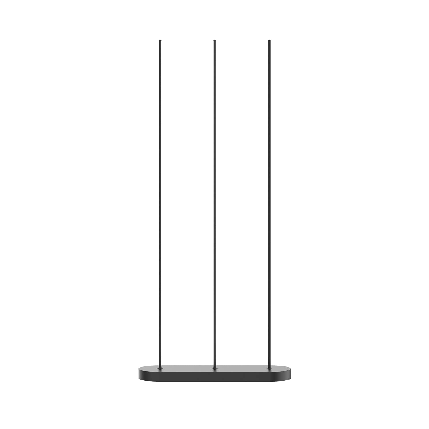 Kuzco FL46948-BK REEDS 48" FL Black 120V Touch dimmer LED 3000K 90CRI 20W