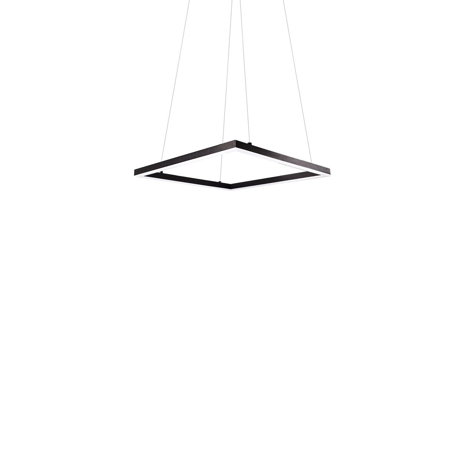 Kuzco PD88148-BK PIAZZA 48" PENDANT BK TEXTURED DOWN ONLY DUO CANOPY 930 TRIAC 120 103W