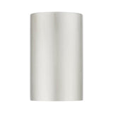 Livex Lighting 22061-91 Bond - 1 Light Small Outdoor ADA Wall Sconce in Urban Style-7 Inches Tall and 4.25 Inches Wide, Finish Color: Brushed Nickel