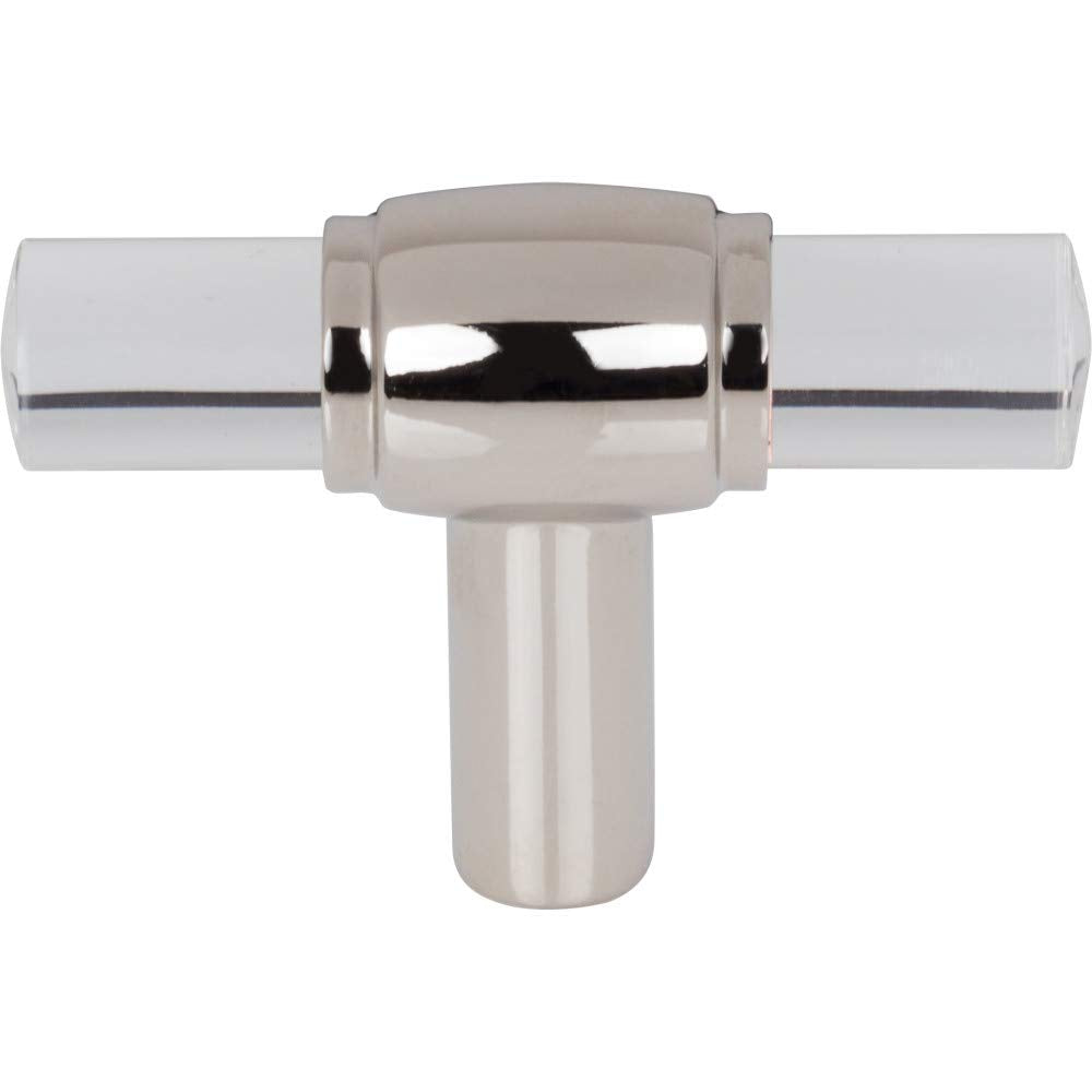 Jeffrey Alexander 775L-NI 2" Polished Nickel Carmen Cabinet "T" Knob