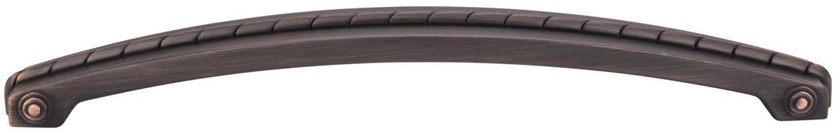 Jeffrey Alexander Z260-12DACM 12" Center-to-Center Gun Metal Rope Rhodes Appliance Handle
