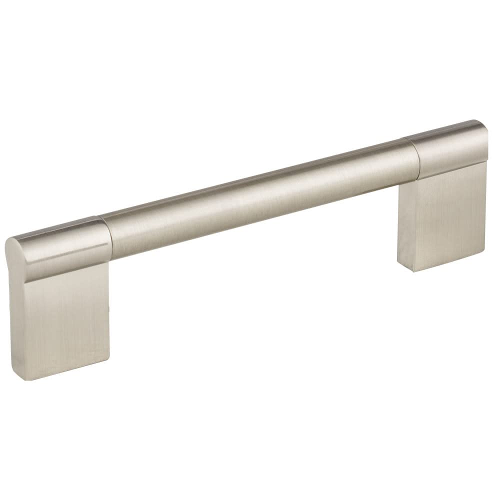 Elements 645-128SN 128 mm Center-to-Center Satin Nickel Knox Cabinet Bar Pull