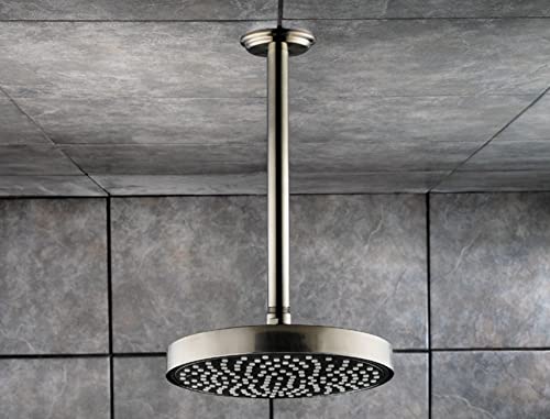 Pfister Matte Black 12" Ceiling Mount Shower Arm & Flange 015-12CB