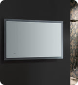 Fresca FMR014830 Fresca Angelo 48" Wide x 30" Tall Bathroom Mirror w/ Halo Style LED Lighting and Defogger