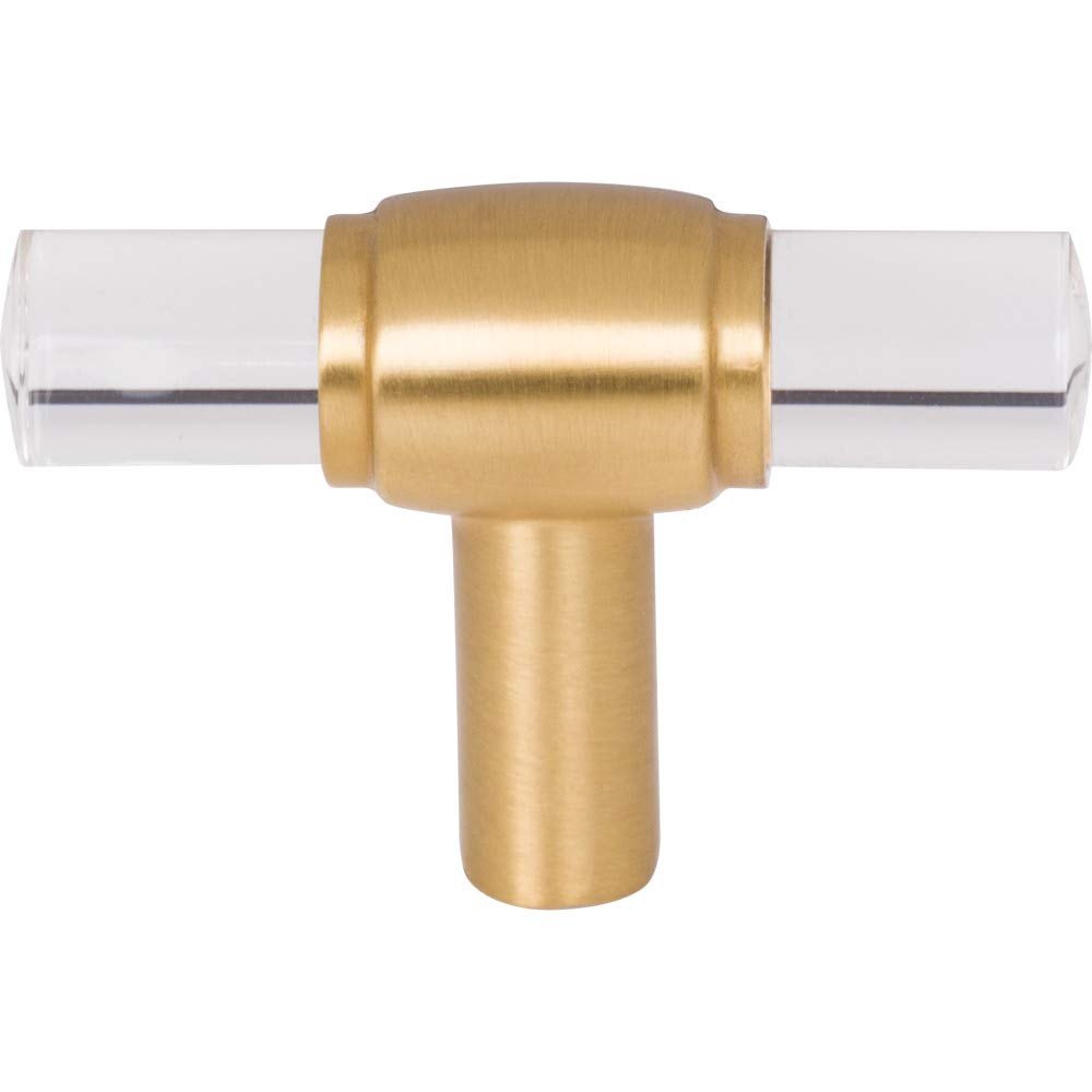 Jeffrey Alexander 775L-BG 2" Brushed Gold Carmen Cabinet "T" Knob