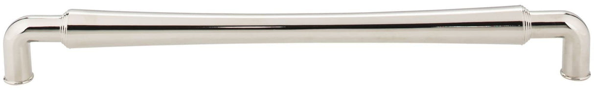 Jeffrey Alexander 537-12SN 12" Center-to-Center Satin Nickel Barrel Bremen 2 Appliance Handle