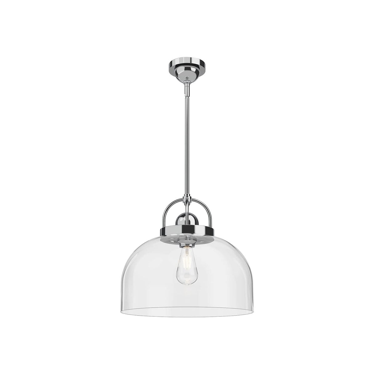 Alora PD461101CH LANCASTER 15" PENDANT CHROME E26 60W