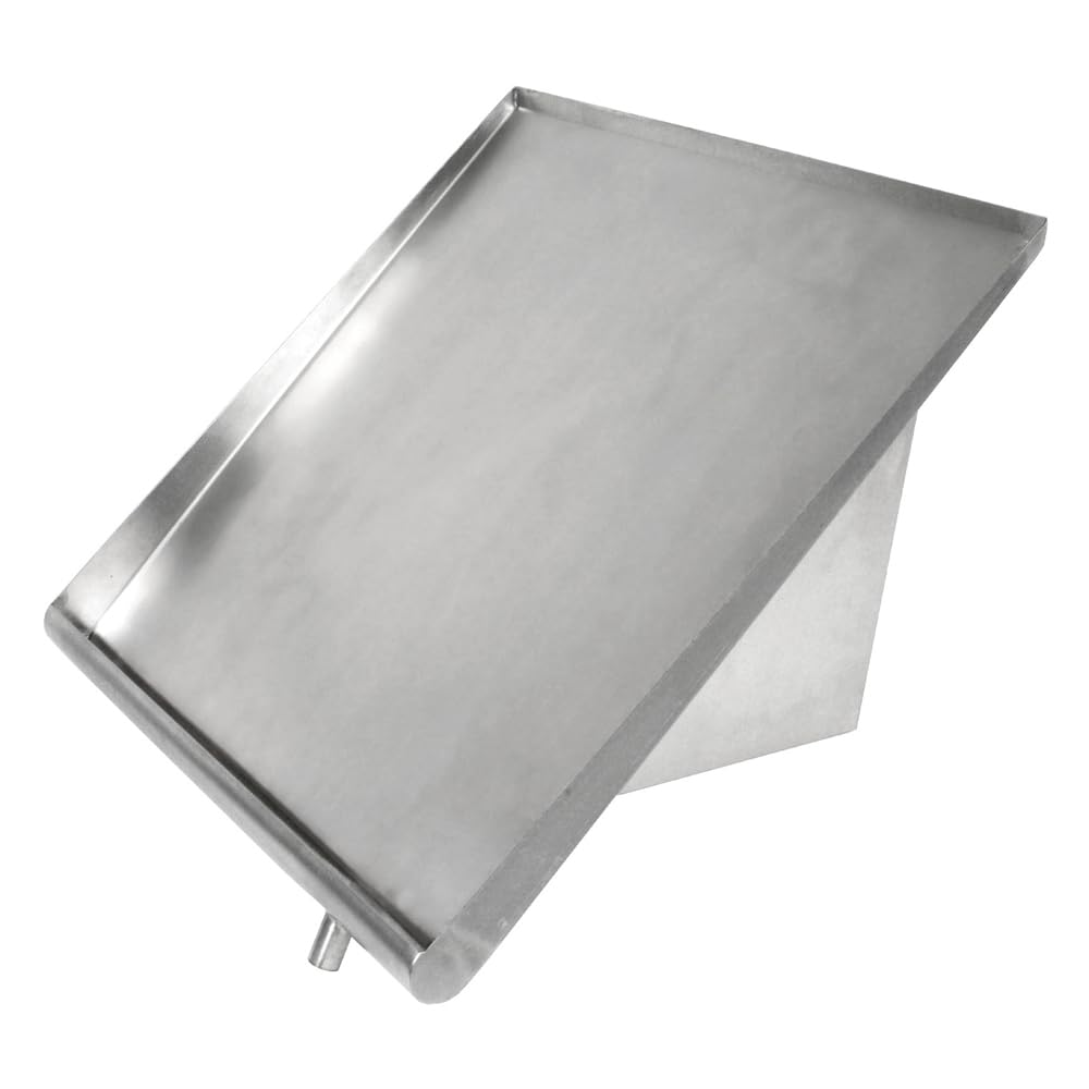 John Boos PB-SRW-63 Stainless Steel Wall Mounted Sorting Shelf, Solid, 63" Length x 18" Width