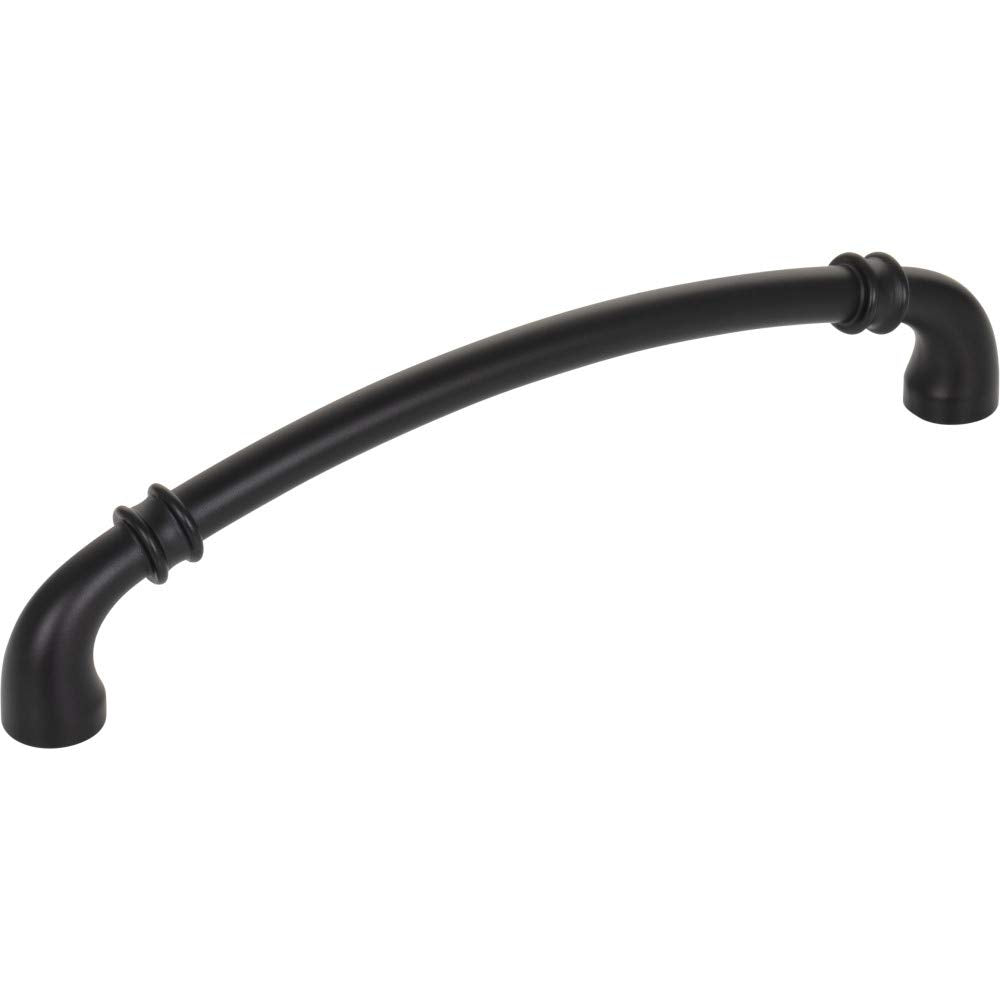 Jeffrey Alexander 445-160MB 160 mm Center-to-Center Matte Black Marie Cabinet Pull
