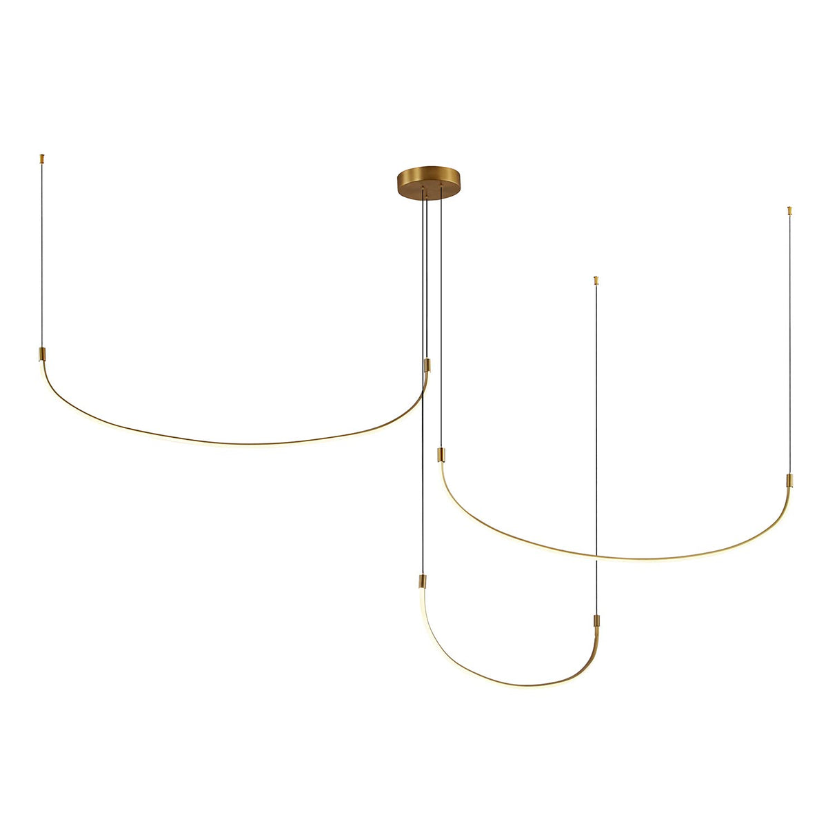 Kuzco MP89390-BG TALIS 90" MP BRUSHED GOLD  78W LED 90 3000K DC LED