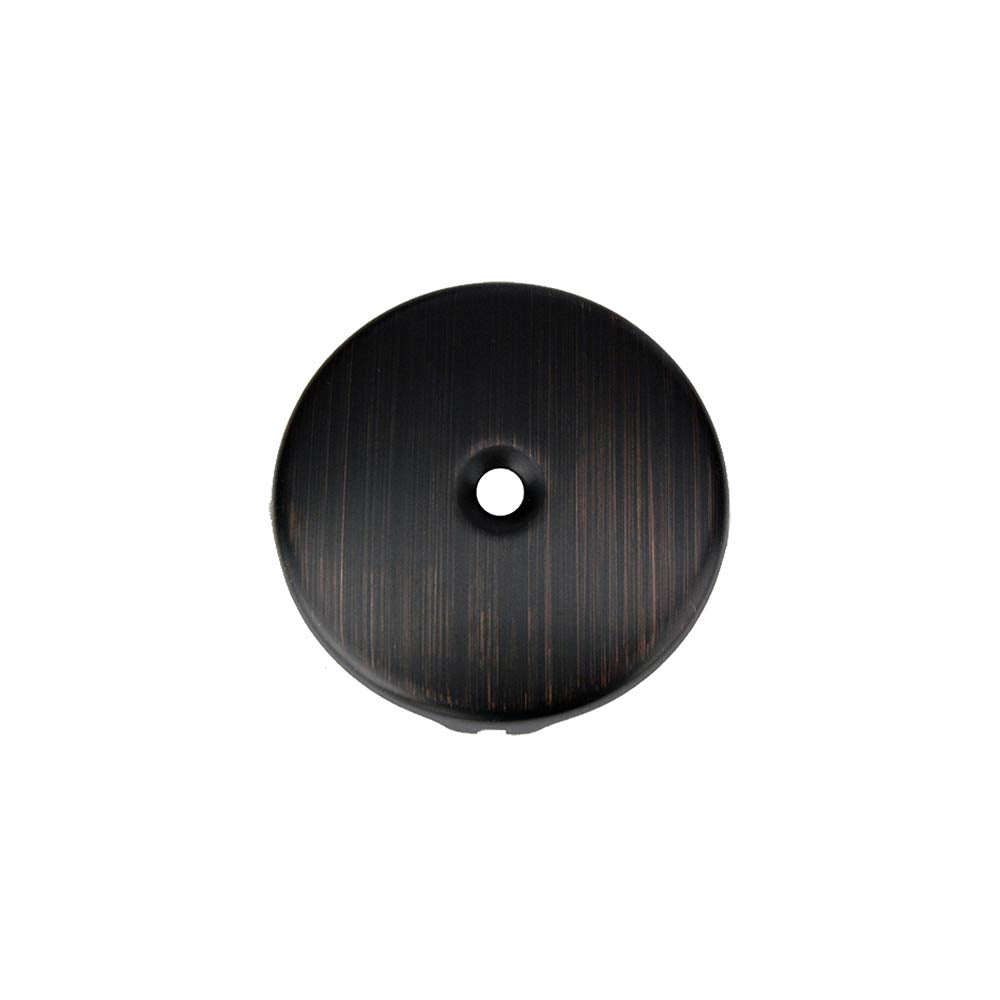 Premier Copper Products D-301ORB Tub Drain Trim and Single-Hole Overflow Cover for Bath Tubs, Oil Rubbed Bronze