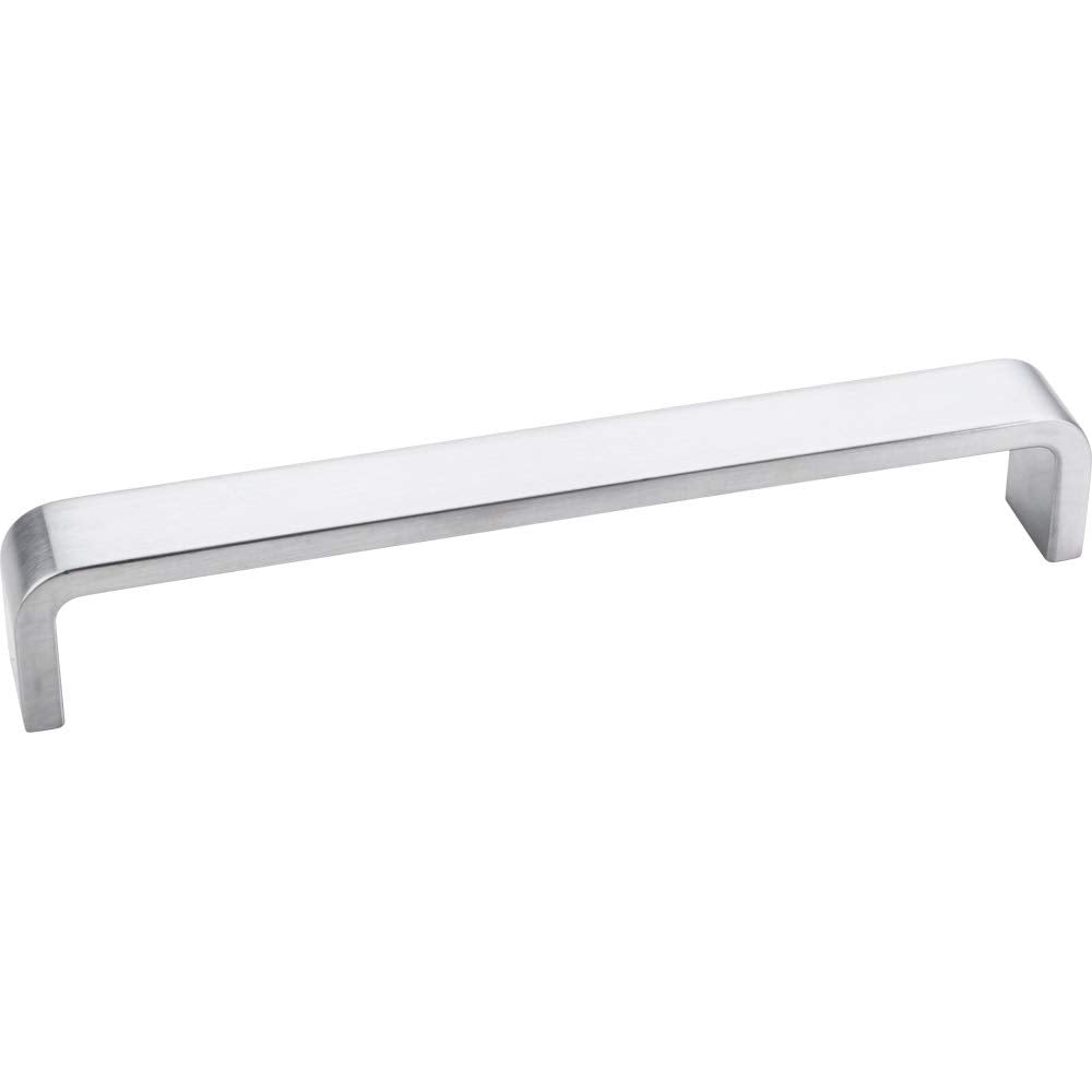 Elements 193-160BC 160 mm Center-to-Center Brushed Chrome Square Asher Cabinet Pull