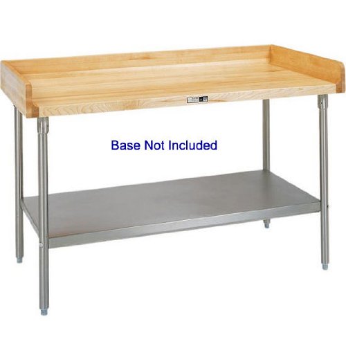 John Boos SB002-V 1-3/4 inch Thick Bakers Tops, 60 inchW x 24 inchD, Varnique Finish