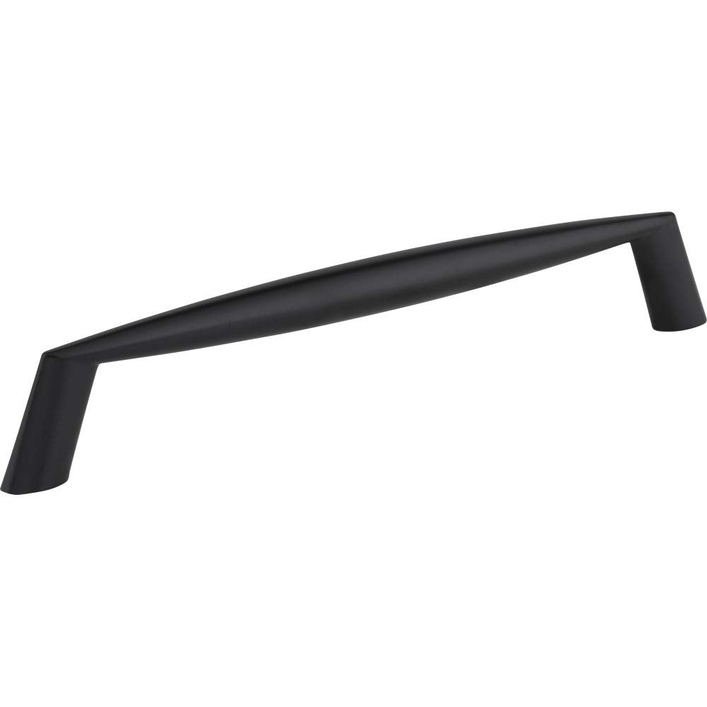 Elements 988-160MB 160 mm Center-to-Center Matte Black Zachary Cabinet Pull
