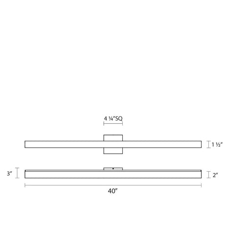 Sonneman 2423.13 SQ-BAR