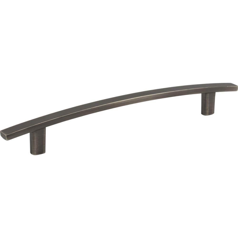 Elements 859-160BNBDL 160 mm Center-to-Center Brushed Pewter Square Thatcher Cabinet Bar Pull
