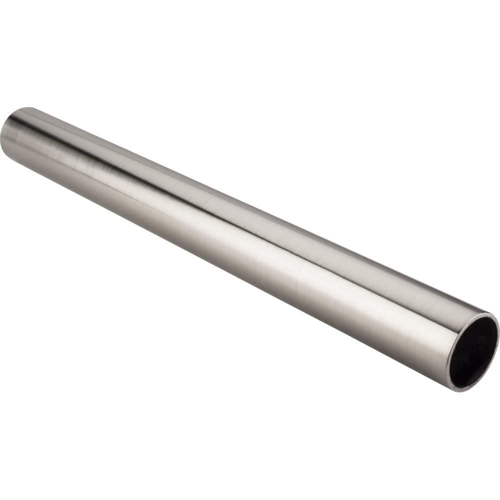 Hardware Resources 151696SN-24 4 Boxes of 6 Satin Nickel 1-5/16" Diameter Round Steel Closet Rod