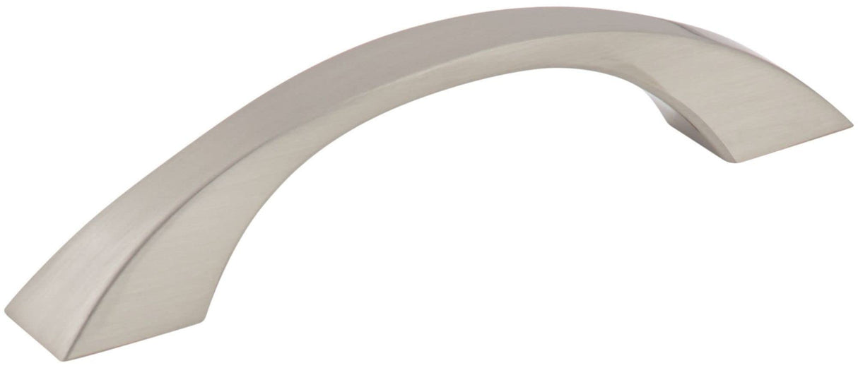 Jeffrey Alexander 767-96SN 96 mm Center-to-Center Satin Nickel Flared Philip Cabinet Pull
