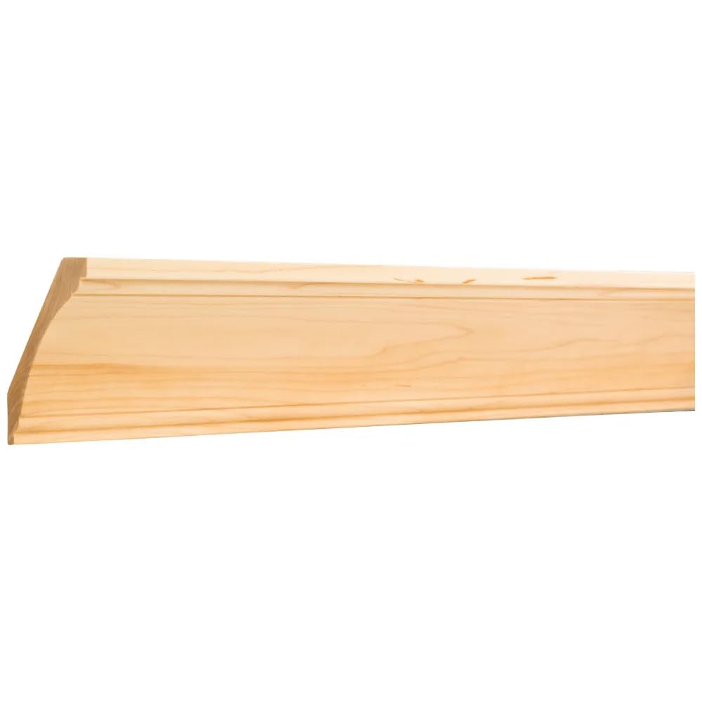Hardware Resources MC7POP 3/4" D x 4-1/4" H Poplar Ogee Cove Crown Moulding
