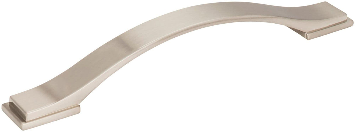 Jeffrey Alexander 80152-160SN 160 mm Center-to-Center Satin Nickel Strap Mirada Cabinet Pull