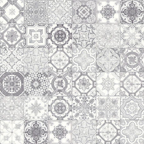 Anatolia Tile 8X8 Marrakesh Grey Mix Glossy Ceramic Wall Tile 42-012  - premium natural stone mosaic tile from Anatolia Tile, available at PoshHaus showroom in Keene, NH